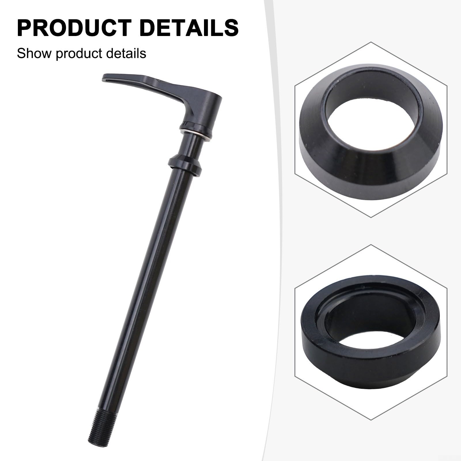Amazon.co.jp: 自転車用スルーアクスルレバー 142x12mm 対応 軽量